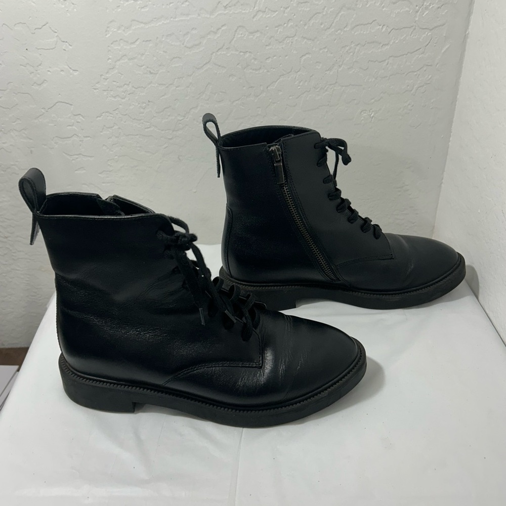 Frankie4 Scout Boots Leather Ankle Combat Moto Biker Grunge Edgy Women’s sz 7